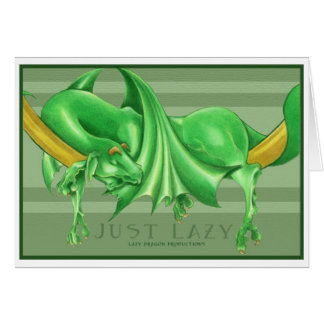 Cartão Apenas preguiçoso