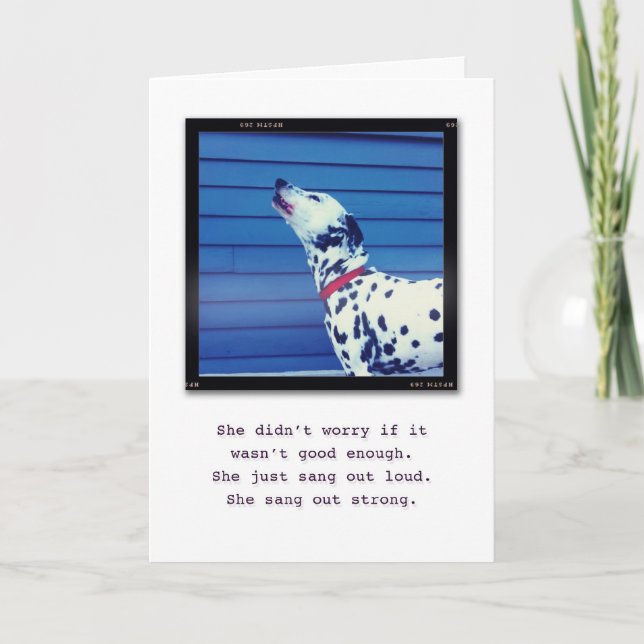 Cartão Apenas seja você (Frente)