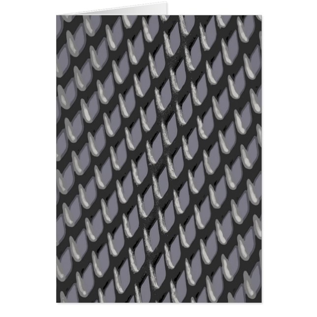 Cartão Apenas separação do metal da grelha (Frente)