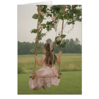 Cartão apenas um balanço