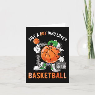 Cartão Apenas Um Menino Que Ama O Basquete 2