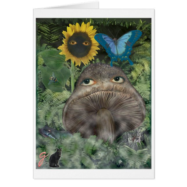 Cartão Apenas uma comida para o amor (Frente)