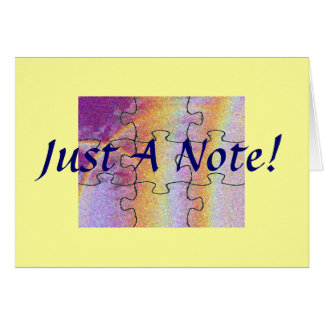Cartão Apenas uma nota!