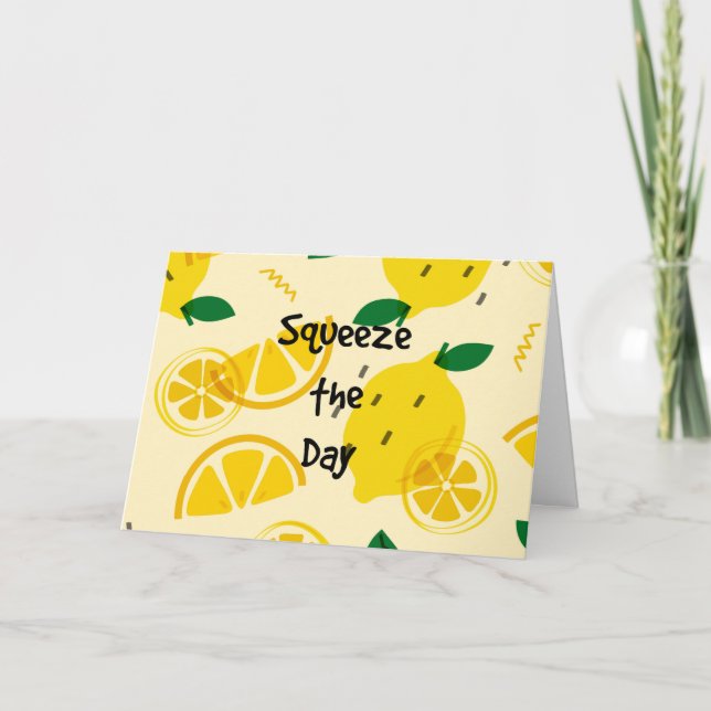 Cartão Aperte o dia (Frente)