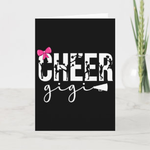 Cartão Aplaudir Gigi Laço Cheerleading Gigi De Uma Líder