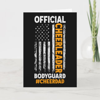 Cartão Aplaudir Pai Cheerleader Segurança Dia dos Pais Ap