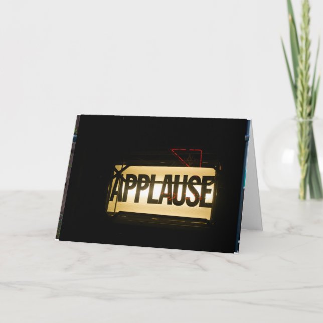 Cartão Aplausos (Frente)