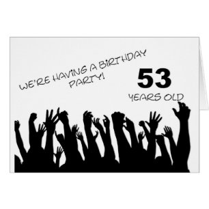 Cartão aplausos 53 com multidão