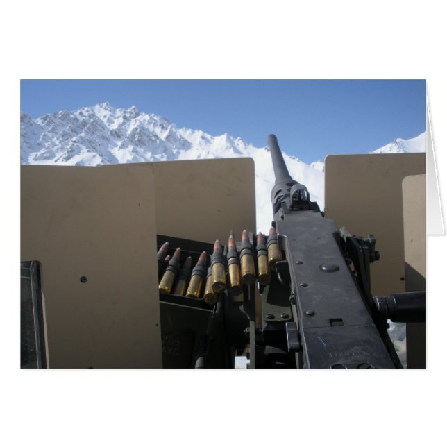 Cartão Apoiar as nossas tropas (Frente Horizontal)