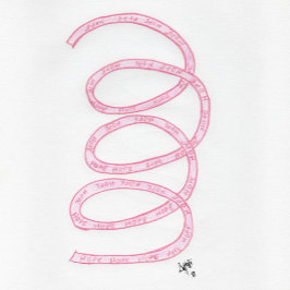 Cartão Apoio ao cancer de mama - Placa Eterna de Primaver