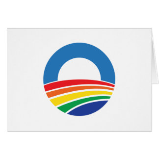 Cartão Apoio de Obama 2012 para o casamento gay