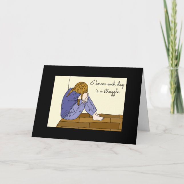 Cartão Apoio emocional à doença crônica (Frente)