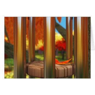 Cartão Após a placa de vento