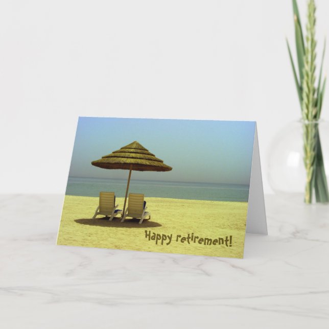 Cartão Aposentadoria feliz! (Frente)