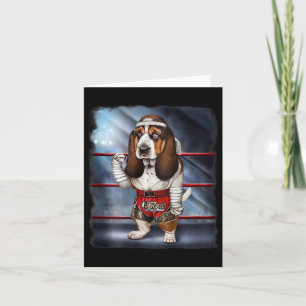 Cartão Apostar Cachorro Como Muito Campeão De Boxim Taila