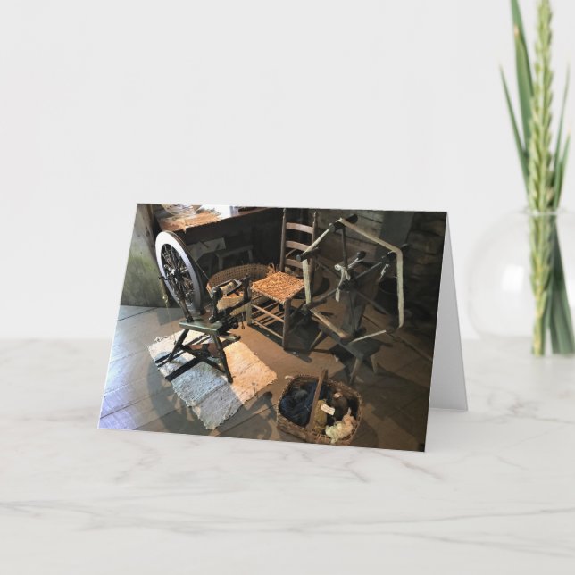 Cartão Appalachian Home Life em Mabry Mill, Virginia (Frente)