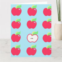 Apple Big Greeting Card