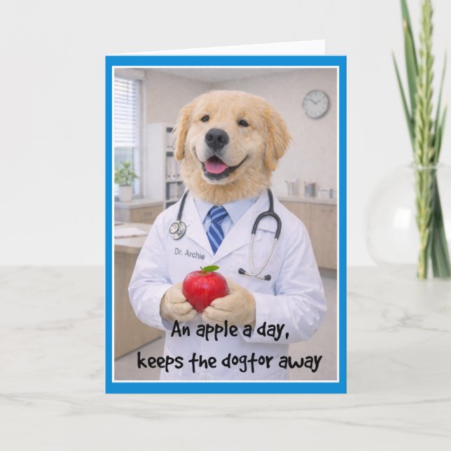 Cartão Apple + Cute Get Well Card  AB-2 (Frente)