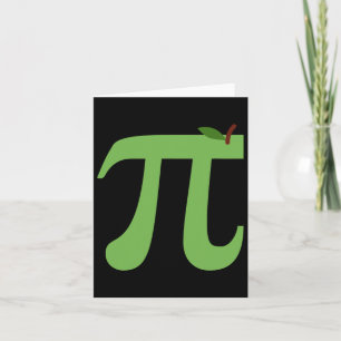 Cartão Apple Pi Engraçada Piada De Pie Day Para Amor Em M