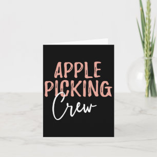 Cartão Apple Picting Crew Apple Separing Outfit Apple Pic