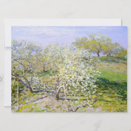 Cartão Apple Trees in Bloom (por Claude Monet)