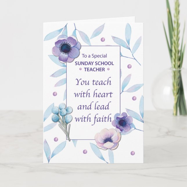 Cartão Apreciação de Professores Obrigados na Escola de D (Frente)