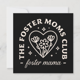 Cartão Apreciação do grupo de apoio do clube de mães de a