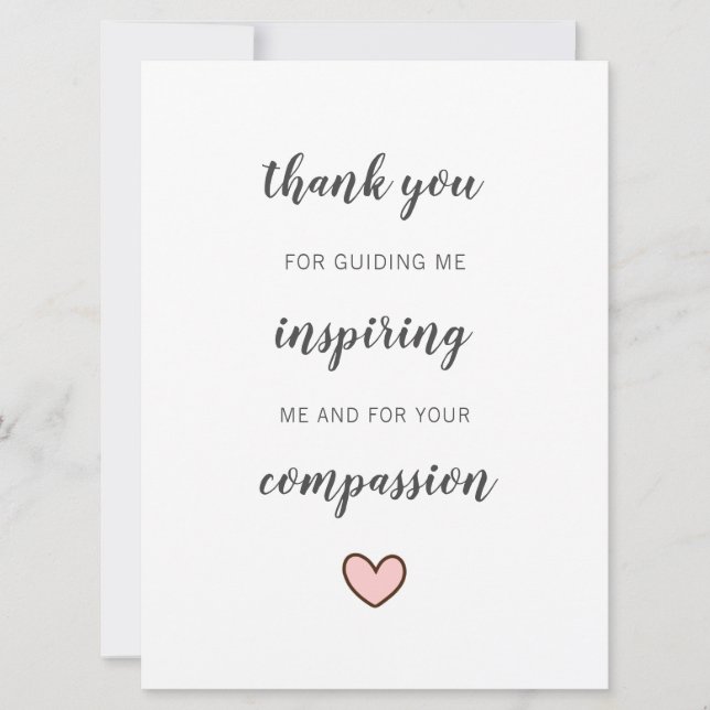 Cartão apreciação fofa do professor pelos alunos (Frente)