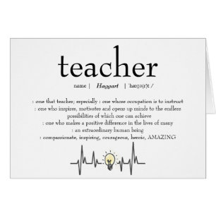 Cartão Apreciação Personalizada para Professores