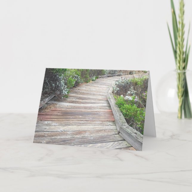 Cartão Aprecie a viagem (Frente)