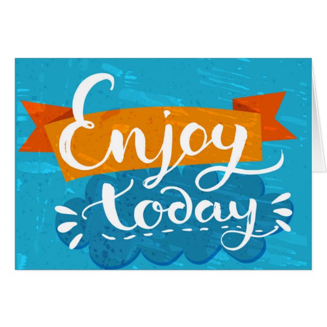 Cartão Aprecie hoje (Frente Horizontal)