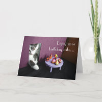 Aprecie seu bolo de aniversário…