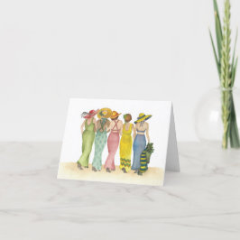 Cartão Aprendendo a dançar na chuva