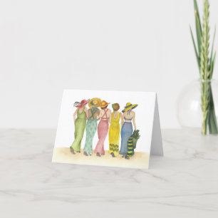 Cartão Aprendendo a dançar na chuva