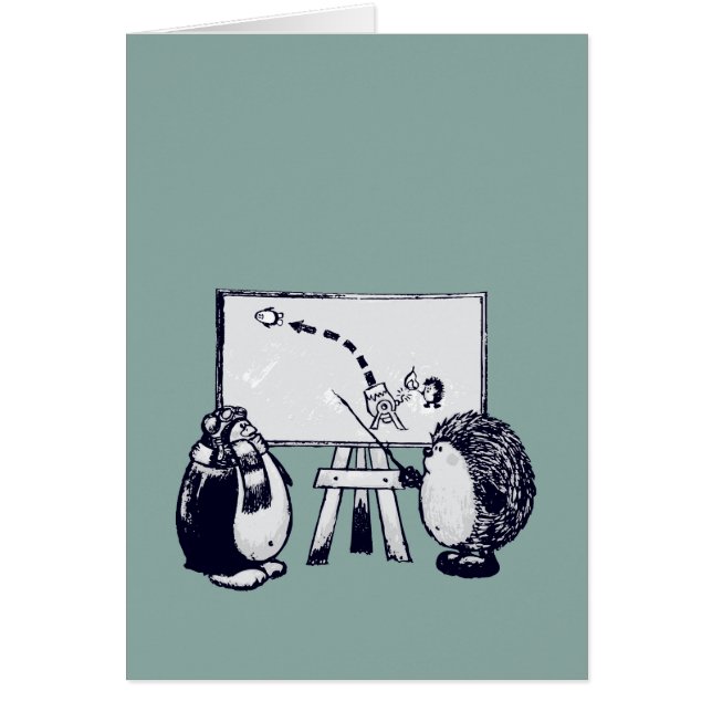 Cartão Aprendendo a voar (Frente)