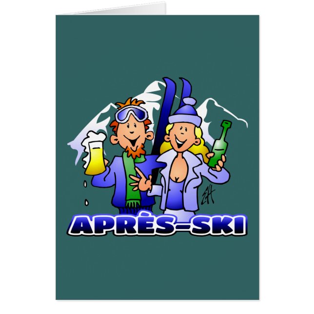 Cartão Après-esqui (Frente)