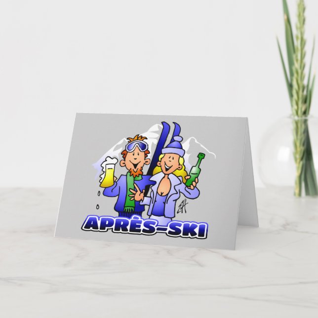 Cartão Après-esqui (Frente)