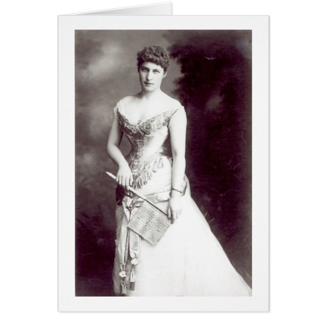Cartão Apresentação de Lily Langtry (1853-1929) na Haymar (Frente)