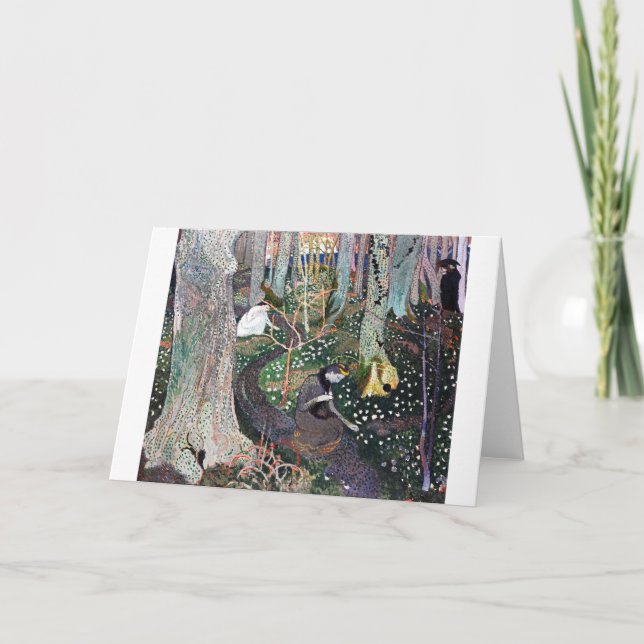 Cartão April, Maurice Denis (Frente)