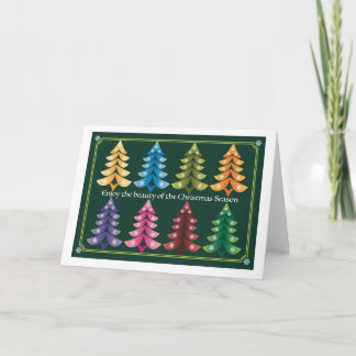 Cartão Aproveite a beleza da época de Natal