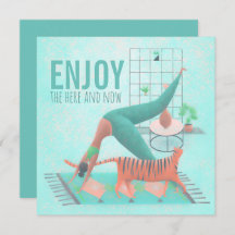 Aproveite O Gato De Pose De Zen Yoga E Agora Paste