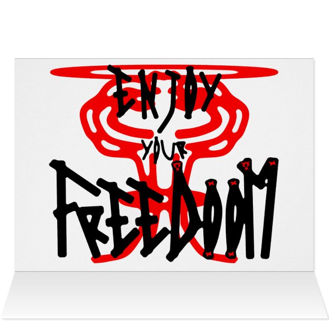 Cartão Aproveite o seu FreeDoom (Interior horizontal (topo))