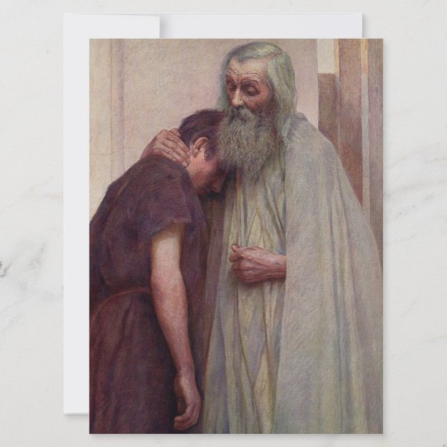 Cartão Aproximação de casa (Pai e Filho) (Frente)