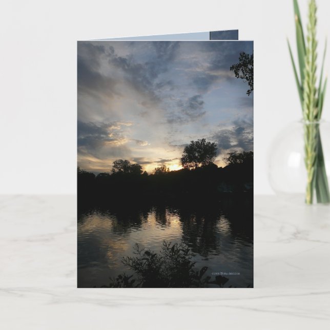 Cartão Aproxime a noite (Frente)