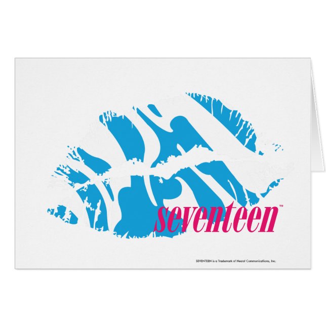 Cartão Aqua da zebra (Frente Horizontal)