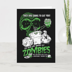 Cartão Aqua Teen Fome Force Zombies Poster