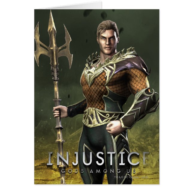 Cartão Aquaman (Frente)