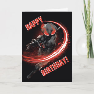 Cartão Aquaman   Black Manta Red Swipe Graphic