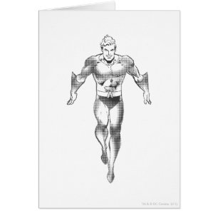 Cartão Aquaman Executa BW