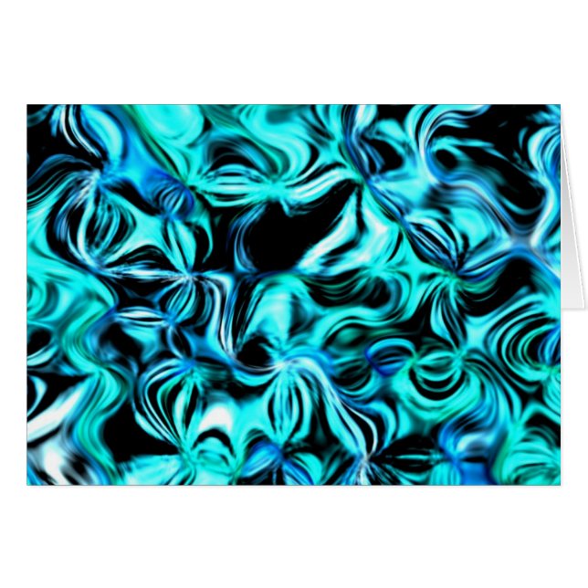 Cartão Aquamarine (Frente Horizontal)